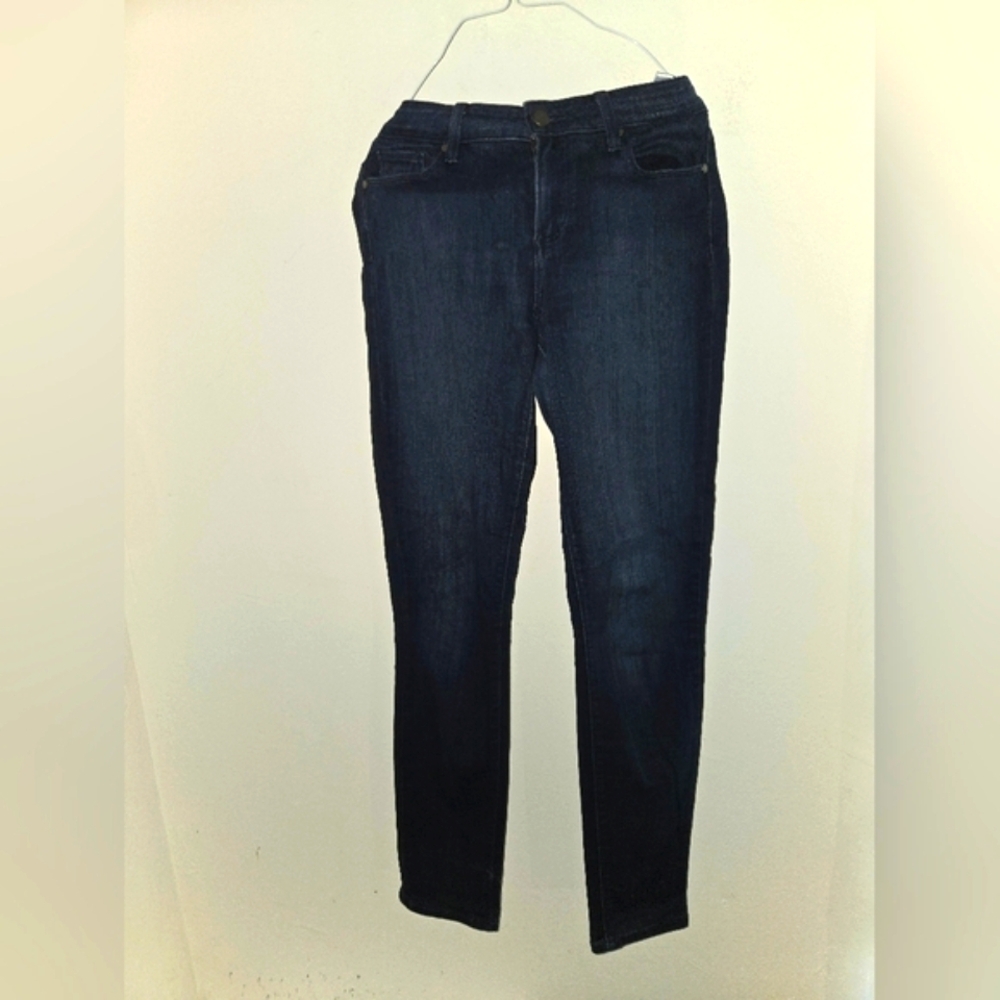 PAIGE Black Straight Leg Jeans Timeless Style